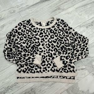 Animal print sweater